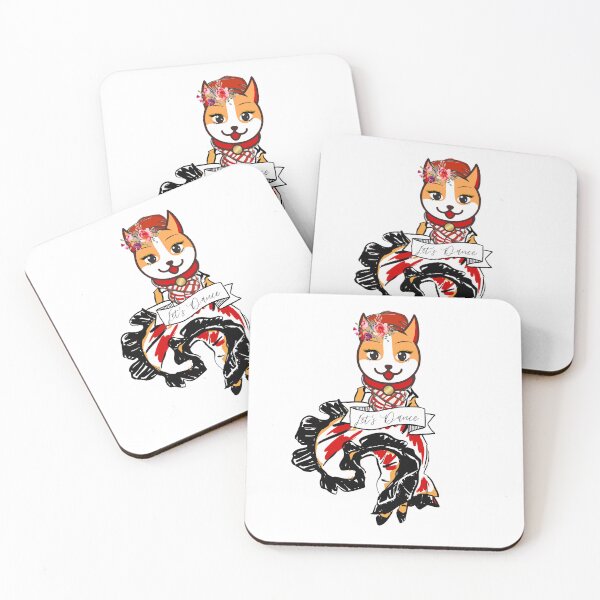 Item preview, Let's Dance Shiba designed and sold by wildwhimsical.