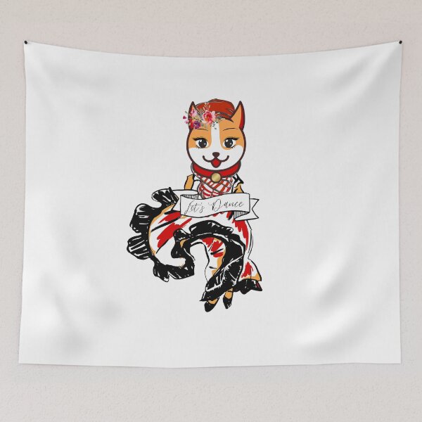 Item preview, Let's Dance Shiba designed and sold by wildwhimsical.