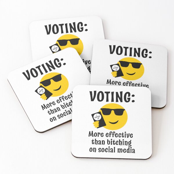 Item preview, Voting more effective than bitching on social media, go vote, your vote matters, stop complaining and vote  designed and sold by Hollyharry.