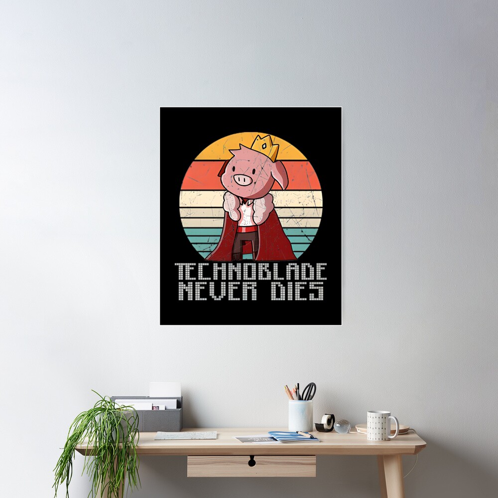 Welcome to the Heaven Legend poster, Technoblade Never Dies Poster