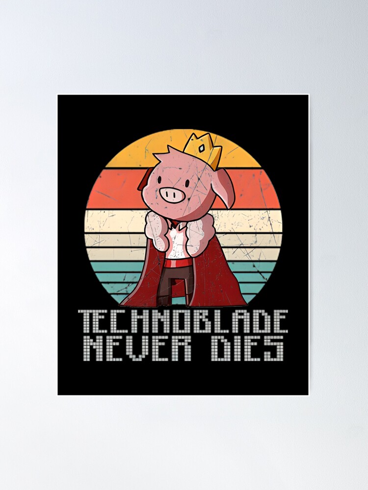 Technoblade never dies, an art print by Farz - INPRNT