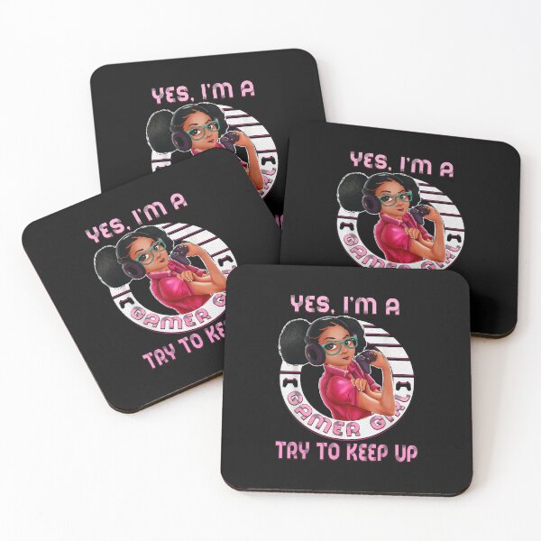 Item preview, Afro Melanin Yes I'm A Gamer Girl Birthday Gaming designed and sold by RichardMarkham.