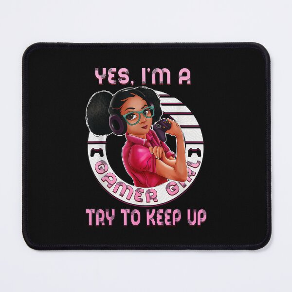 Item preview, Afro Melanin Yes I'm A Gamer Girl Birthday Gaming designed and sold by RichardMarkham.