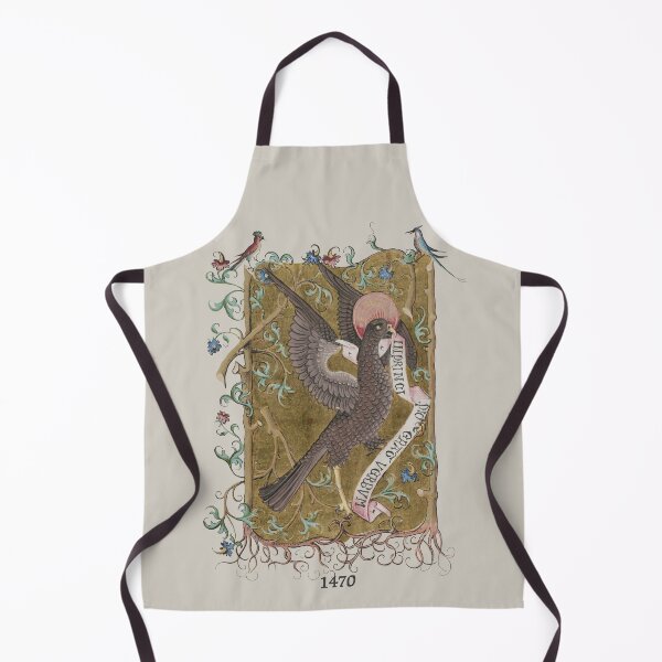 Item preview, Medieval Bird illumination 1470 designed and sold by ebrawne.