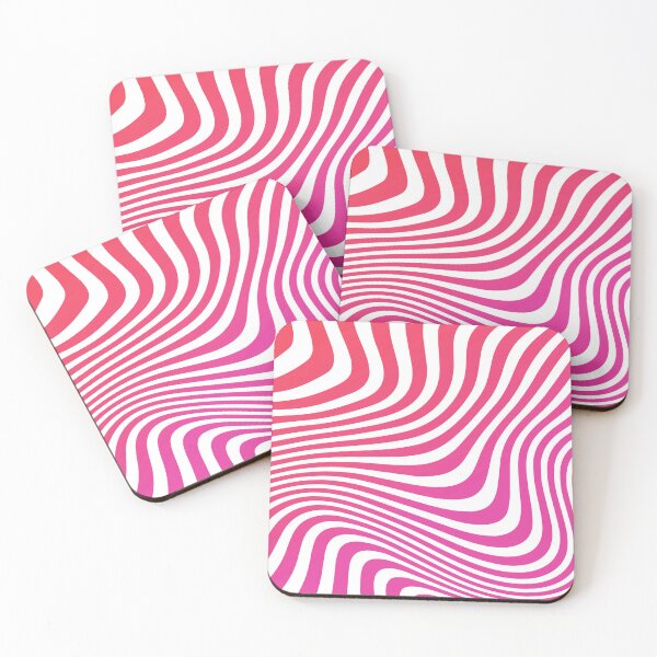 Item preview, Pink Rod Abstract strips  designed and sold by Tshirtstory.