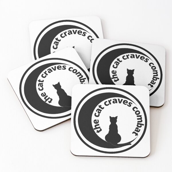 Item preview, The Cat Craves Combat designed and sold by Pink Ribbon.