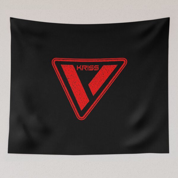 Item preview, Kriss Vector V SMG Pistol Rifle - 3D Military Gun Shield - Retro Red designed and sold by Warhawk Designs.