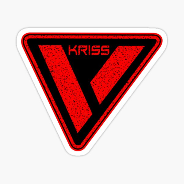 Item preview, Kriss Vector V SMG Pistol Rifle - 3D Military Gun Shield - Retro Red designed and sold by Warhawk Designs.