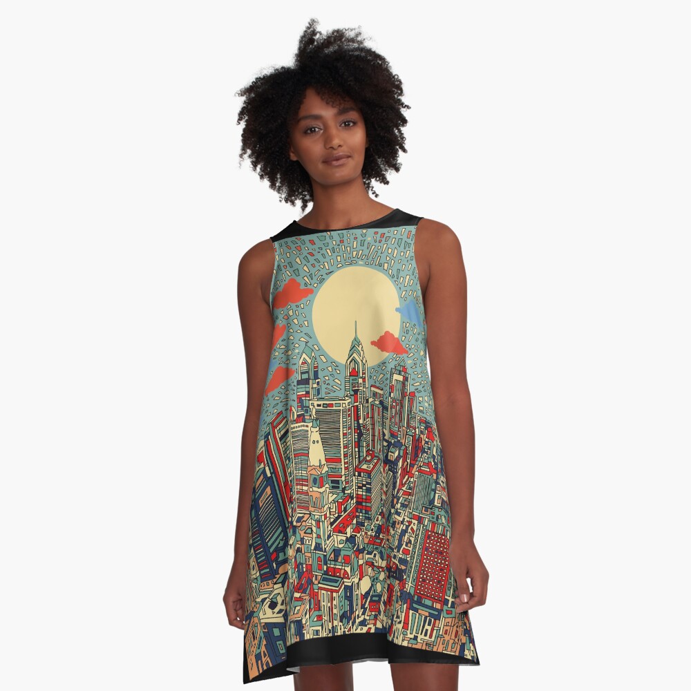 Item preview, A-Line Dress designed and sold by BekimART.