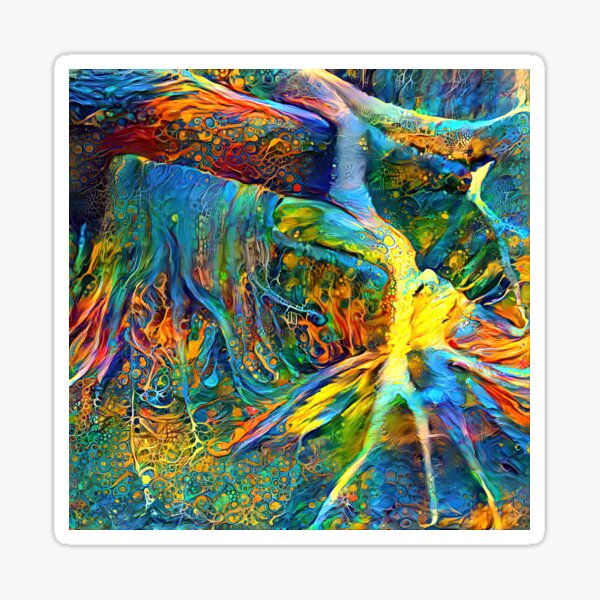 Abstract Art | Deep Style abstraction Sticker