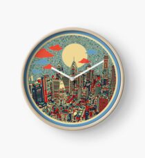 philadelphia panorama 3 Clock