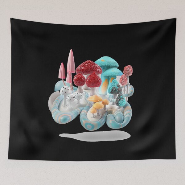 Item preview, Mushroom 3D computer graphics Art  designed and sold by Kimberlillia.