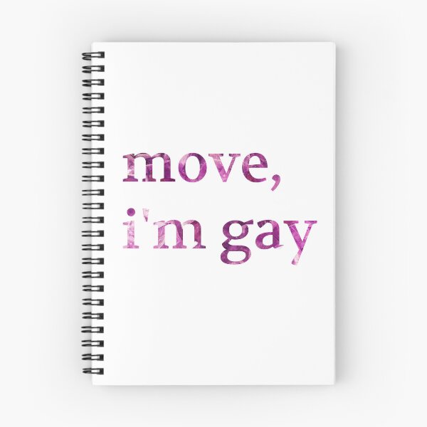 Item preview, Move, I'm Gay designed and sold by trashtypography.