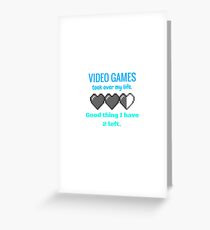 Video Games Greeting Card