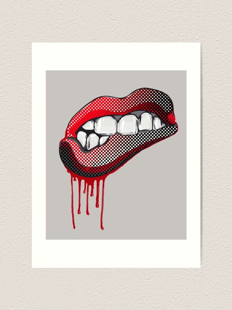 Louis Vuitton Lips Wall Art  Premium Printed Canvas & Tapestrty