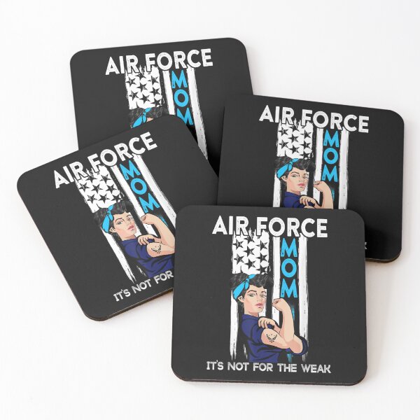 Aperçu de l'œuvre Air Force Mom Ce n'est pas pour la faible et fière maman de l'Air Force créée et vendue par JaySantos2022.