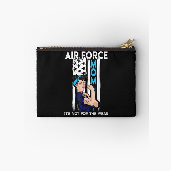 Aperçu de l'œuvre Air Force Mom Ce n'est pas pour la faible et fière maman de l'Air Force créée et vendue par JaySantos2022.