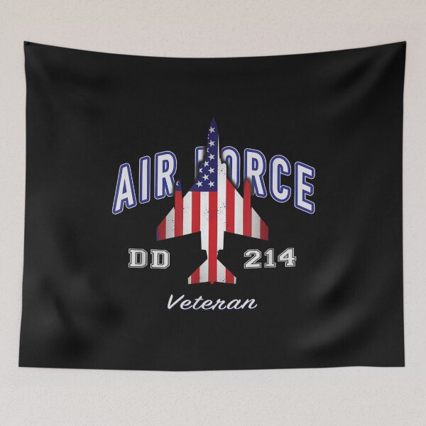 Item preview, Air Force Veteran American Flag F-4 Phantom designed and sold by JaySantos2022.