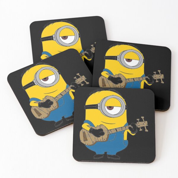 Item preview, Minion with guitar designed and sold by Amosbriggs.