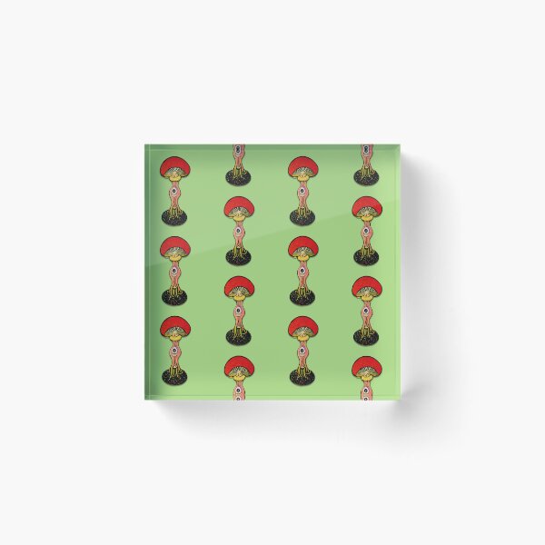 Item preview, Magic Mushroom, trippy, creepy cute, Occult Retro Surrealism designed and sold by MoreMachine.