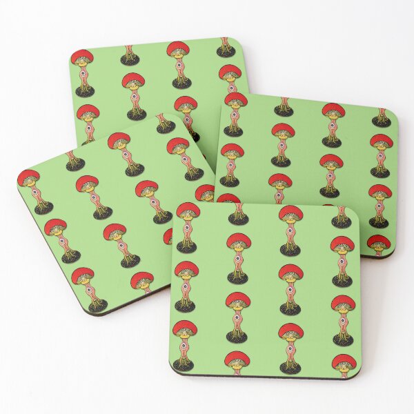 Item preview, Magic Mushroom, trippy, creepy cute, Occult Retro Surrealism designed and sold by MoreMachine.
