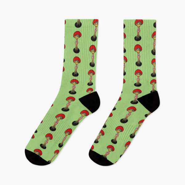 Item preview, Magic Mushroom, trippy, creepy cute, Occult Retro Surrealism designed and sold by MoreMachine.