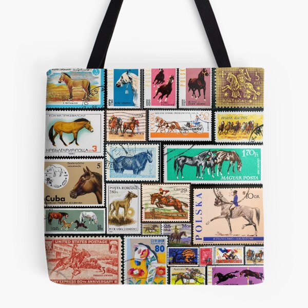 Item preview, Horse Stamp Collage  designed and sold by 2AGoodHome.