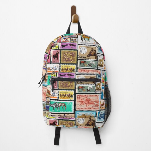Item preview, Horse Stamp Collage designed and sold by 2AGoodHome.