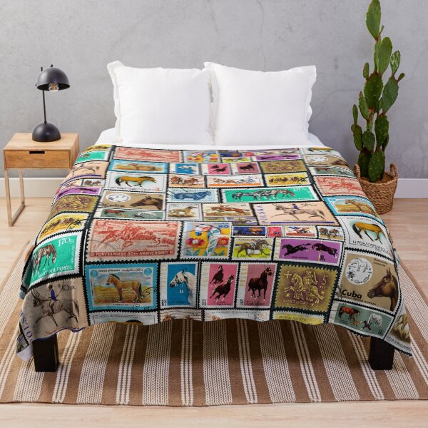 Item preview, Horse Stamp Collage  designed and sold by 2AGoodHome.