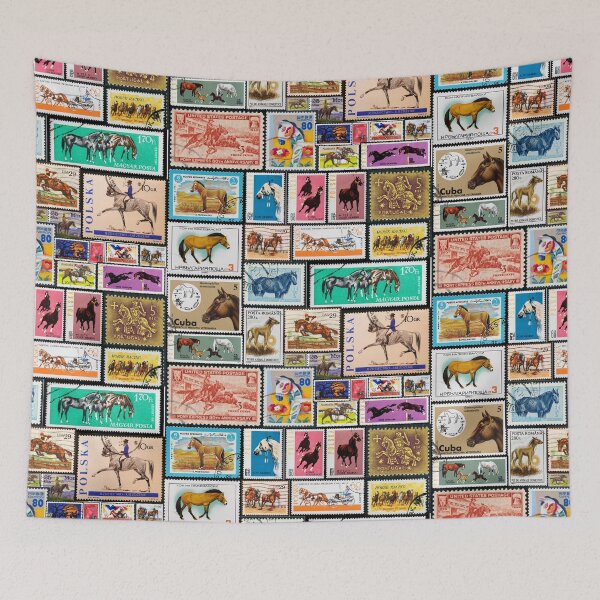 Item preview, Horse Stamp Collage  designed and sold by 2AGoodHome.