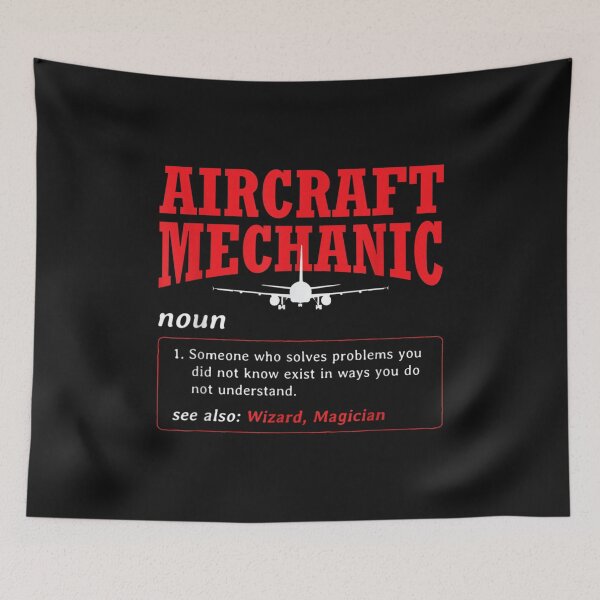 Item preview, Aircraft Mechanic Definition Airplane Aircraft Mechanic designed and sold by JaySantos2022.