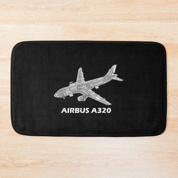 Item preview, Airbus A320 jet airplane cutaway aviation pilot gift designed and sold by JaySantos2022.