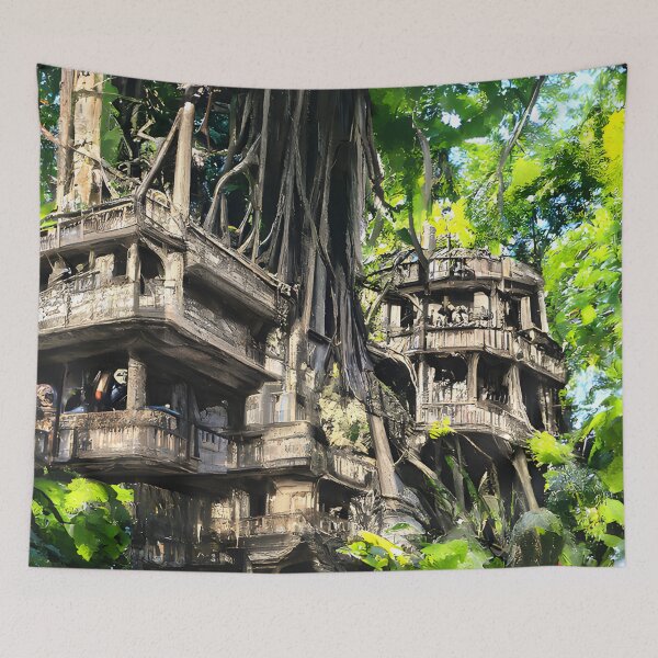 Item preview, Jungle treehouse designed and sold by fizzribbit.