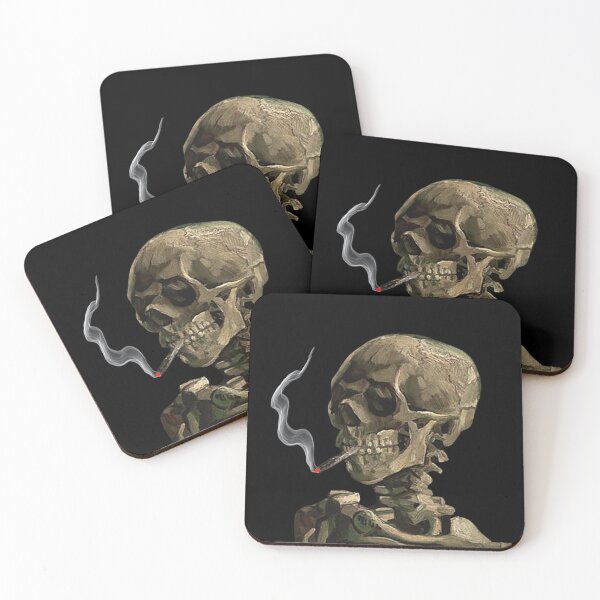Item preview, Van Gogh Skeleton Smoking 2.0 designed and sold by SPDguy.