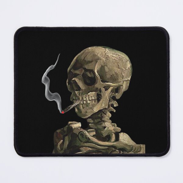 Item preview, Van Gogh Skeleton Smoking 2.0 designed and sold by SPDguy.