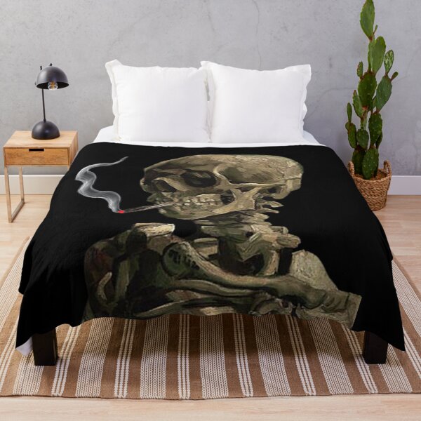 Item preview, Van Gogh Skeleton Smoking 2.0 designed and sold by SPDguy.