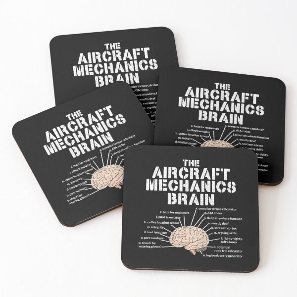 Item preview, Aircraft Mechanics Brain  Aviation Gift designed and sold by KimberleyRamsey.
