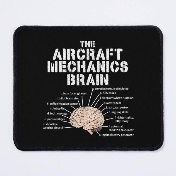 Item preview, Aircraft Mechanics Brain  Aviation Gift designed and sold by KimberleyRamsey.