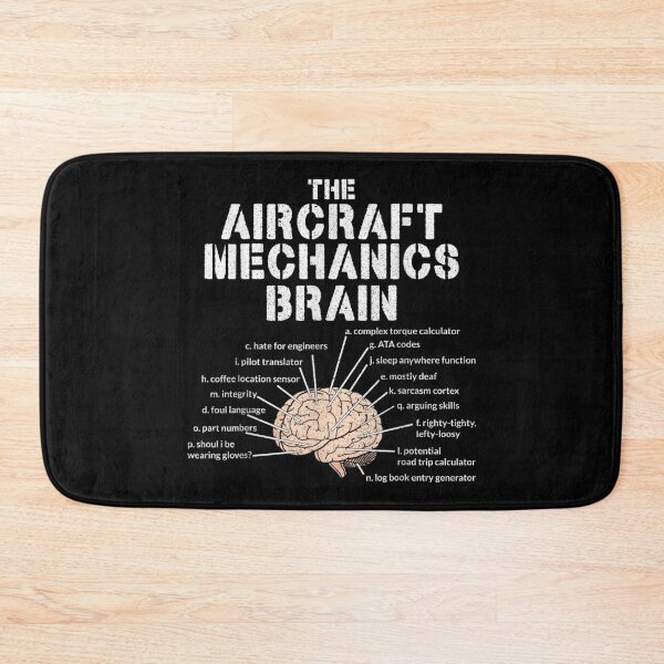 Item preview, Aircraft Mechanics Brain  Aviation Gift designed and sold by KimberleyRamsey.