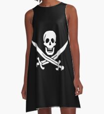 Pirate Flag A-Line Dress