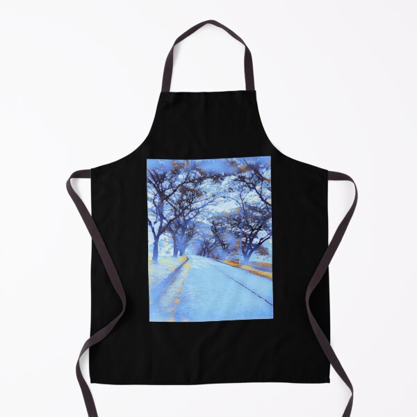 Item preview, Road Ln Winter With Trees Pullover Hoodie designed and sold by donnielnah.
