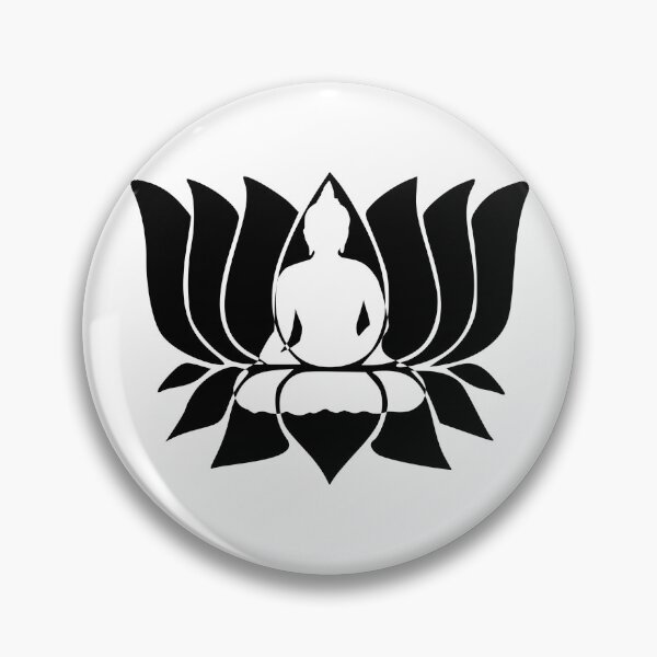 Item preview, Buddha Lotus Negative Space  designed and sold by red-mode.