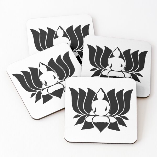 Item preview, Buddha Lotus Negative Space  designed and sold by red-mode.