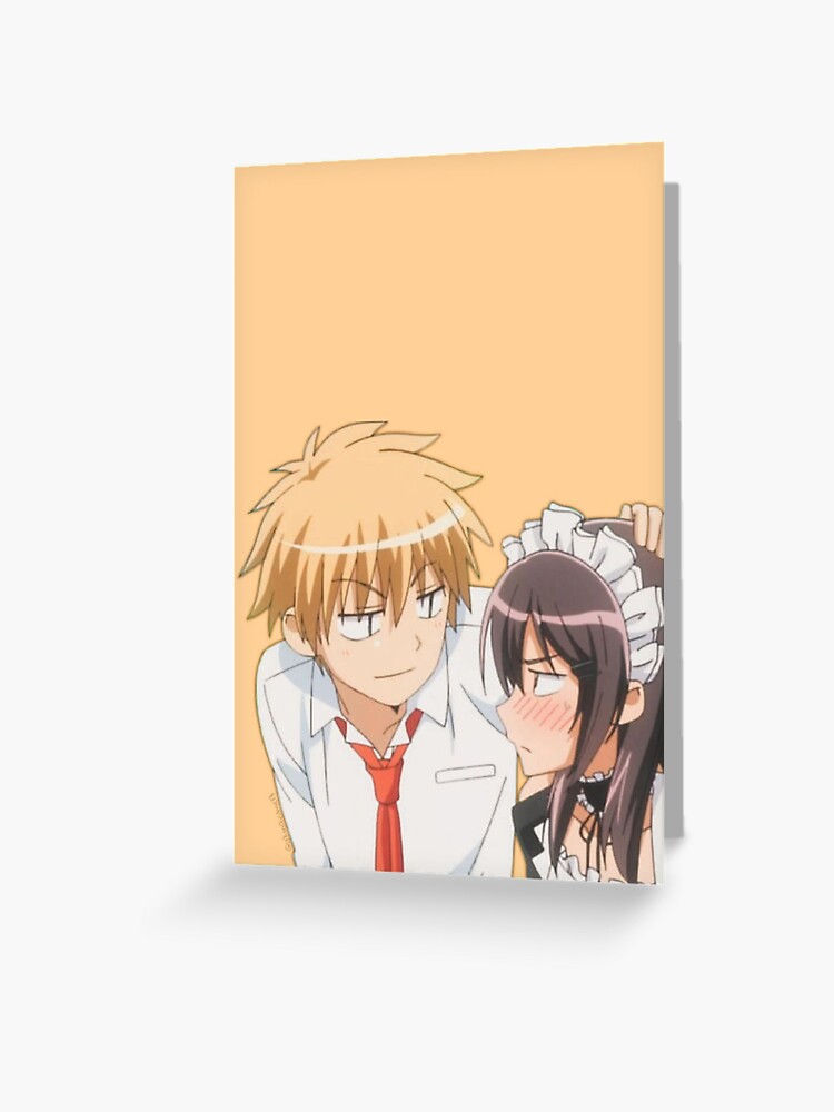 Anime Couple Greeting Cards for Sale