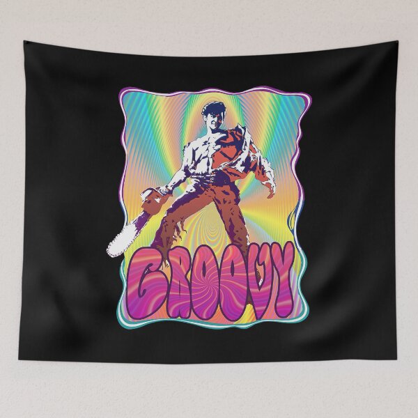 Item preview, Evil Dead Ash Williams Groovy designed and sold by geilbisia.