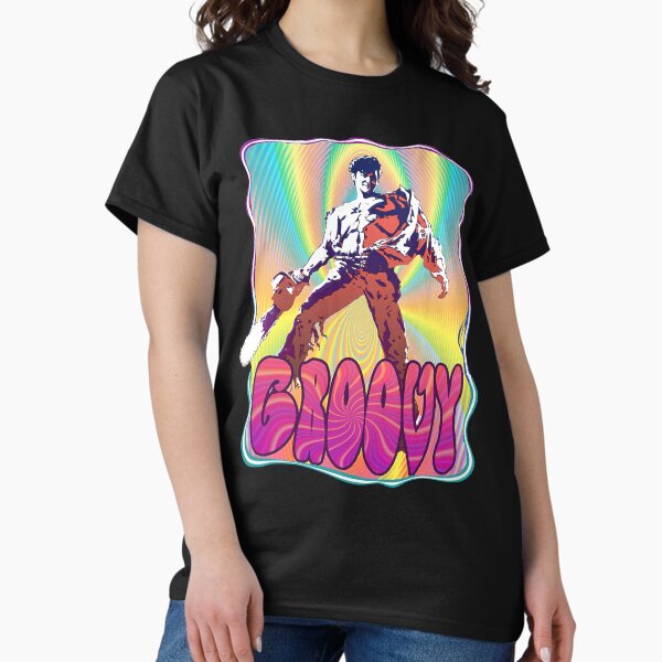 Evil Dead Ash Williams Groovy Classic T-Shirt