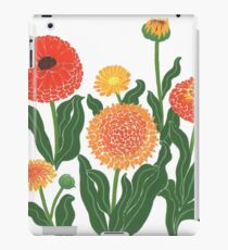 Red, yellow, and orange floral pattern no.2 iPad Case/Skin