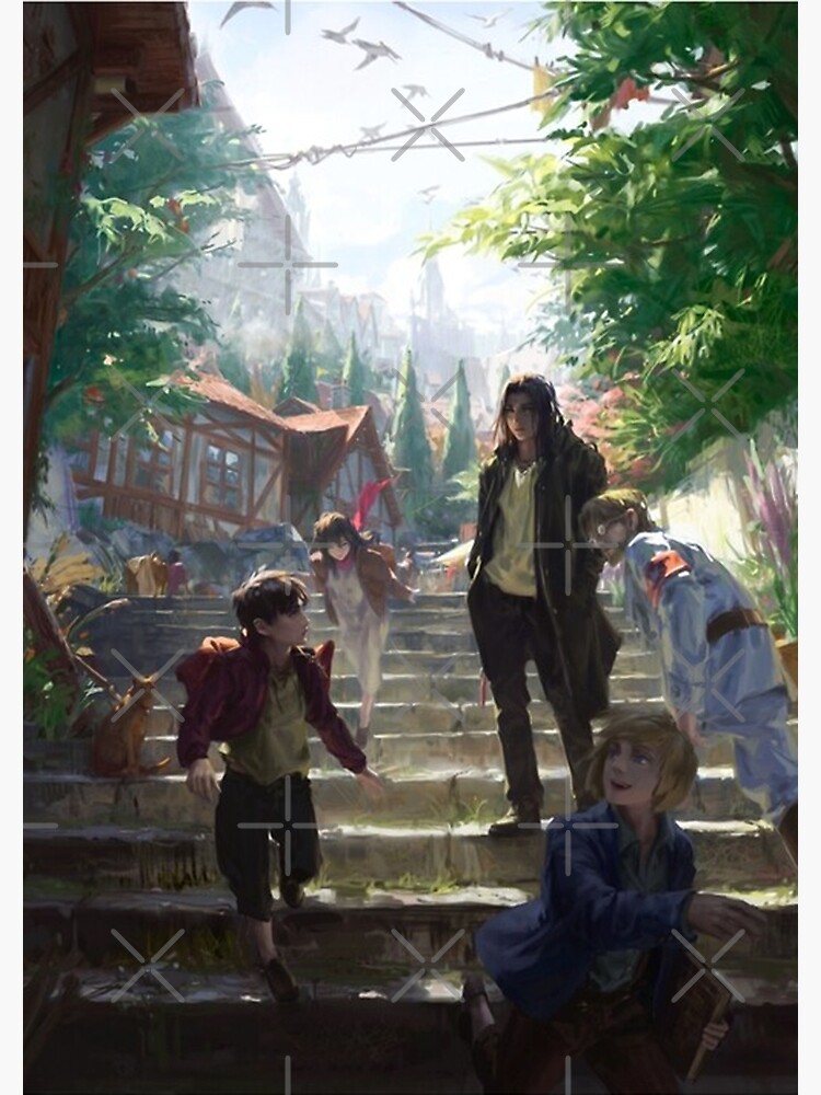 Discover Titan Memories Anime Premium Matte Vertical Poster