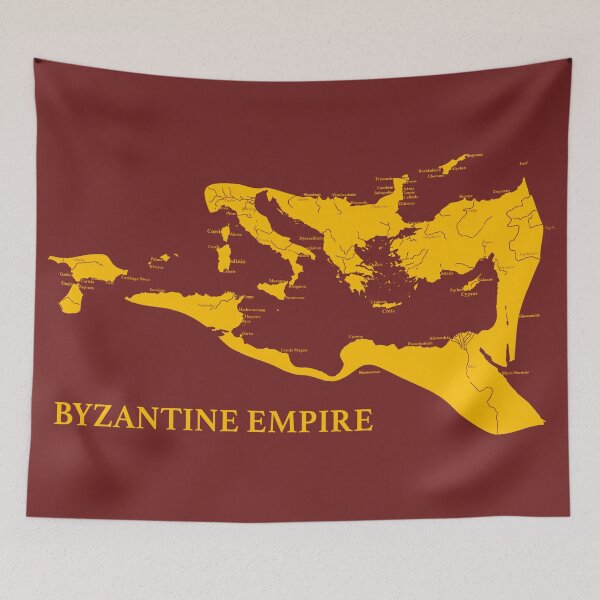Item preview, Byzantine Empire Map designed and sold by red-mode.