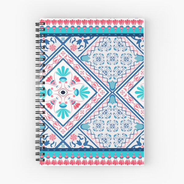 Item preview, Big Blue vintage geometric pattern designed and sold by Sirilaksn.